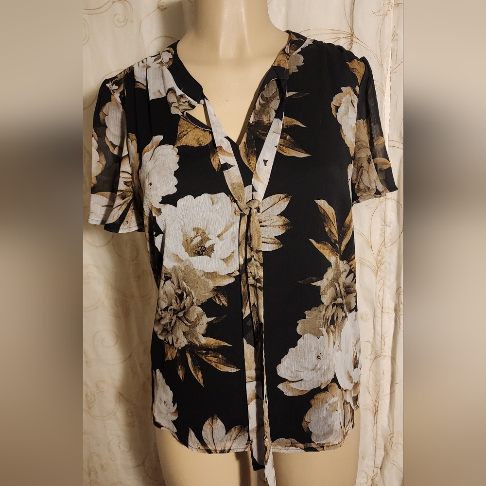 Calvin Klein v neck blouse sz M nwot